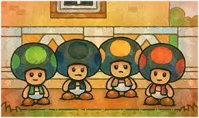Paper Mario 64 Suspicious Toads By Cavea On Deviantart Paper Mario 64 Paper Mario Mario