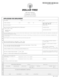 2015 2021 Form Dollar Tree Application For Employment Fill Online Printable Fillable Blank Pdffiller