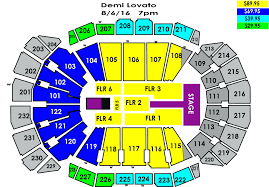 Pepsi Center Seat Numbers Philips Arena Seating Chart