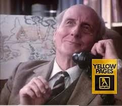 Good old Yellow Pages 💛 "My name..... Oh yes, It's JR Hartley!" 💛