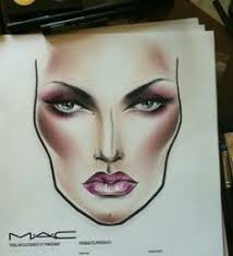 19 Makeup & face charts ideas