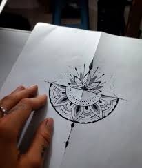 half mandala tattoo design by yuliatropical tattoo mandalatattoo half mandala tattoo mandala tattoo design mandala tattoo