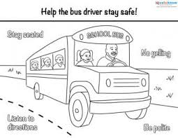 Think safe on the internet. Bus Safety Printables Lovetoknow