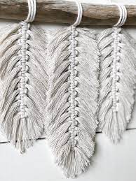 Maybe you would like to learn more about one of these? Small Macrame Wall Hanging Feathers Macrame Feathers Etsy Diy Projects To Make And Sell Macrame Wall Hanging Macrame