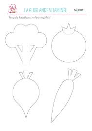 Guirlande De Fruits Et Legumes En Papier Fruits Et Legumes Fruits Guirlande