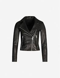 Allsaints Dalby Leather Biker Jacket Biker Jacket Leather Biker Jacket Jackets