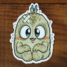 Cute Potato Looking Monster By Chris Ryniak Drawingsideas Cute Drawings Cute Monsters Sticker Art
