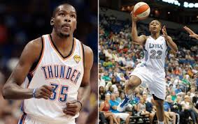 As dan steinberg points out in today's washington post, the two ruled d.c. Thunder S Kevin Durant And Monica Wright Of Wnba S Lynx Are Engaged New York Daily News