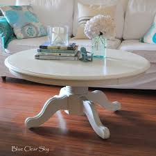 2014 07 White Pedestal Coffee Table Living Room2 Jpg 1600 1600 Pedestal Coffee Table Shabby Chic Coffee Table Coffee Table