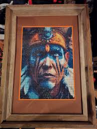 Finished little man's diamond portrait. I think he's rather pleased with it  too 😽