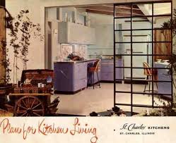 St Charles Steel Kitchen Cabinets Were The Highest Quality As Far As We Know In This 1957 Catalog Cover Vintage Kitchen Retro Kitchen Metal Kitchen Cabinets