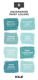 Looking For A Bright Pop Of Color To Refresh Your Home Start With This Aquamarine Paint Color Palett Aquamarine Painting Paint Color Inspiration Hallway Paint