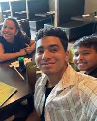 So sweet that my babies surprised my youngest baby (cause they are all my  babies, lol) with taking him out to eat pre-birthday celebration. I love  that they think of these things