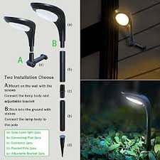 Osord Outdoor Solar Pathway Lights Waterproof 2 In 1 Solar Powered Wall Light Landscape Lighting Auto On Off With 2 Farmhouse Goals