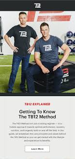 Maybe you would like to learn more about one of these? Tb12 The Tb12 Method Explained Milled