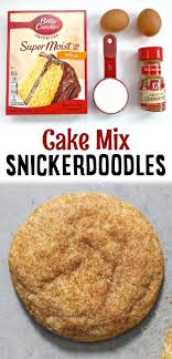 Betty crocker devils food chocolate cake mix 425g tesco groceries. Easy Cake Mix Snickerdoodle Cookies Recipe