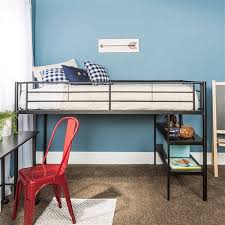 Maybe you would like to learn more about one of these? Walker Edison Premium Metal Twin Low Loft Bed With Desk Black Lwtld46spbl Rona