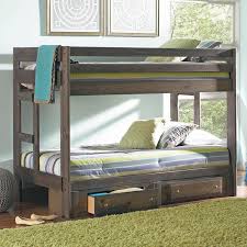 Rustic bunk beds, rustic cabin bedroom furniture, rustic kids furniture, solid wood bunk beds, park. Rustic Gray Finish Full Over Full Bunk Bed With Multiple Storage Options
