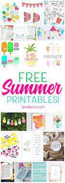 Free Summer Printables To Make Summer Fun Summer Printables Free Summer Diy Summer Printables
