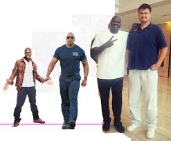 Yao ming vs shaq people standing next to shaq. Humans For Scaling Other Humans Kevin Hart 5 4 Dwayne The Rock 6 5 Shaq 7 1 Yao Ming 7 6 Humanforscale