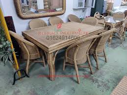 Round, oval, square, rectangular, drop leaves i think this set is perfect for my needs. Cane Dining Table With Chair 12 Red Rose Cane Furniture Interior