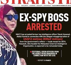 Have you found the page useful? Ex Spy Boss Arrested Pressreader