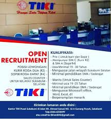 We did not find results for: Lowongan Kerja Tiki Sukabumi Info Loker Update