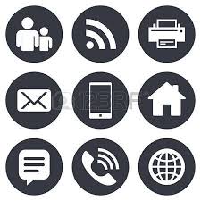 Contact Mail Icons Communication Signs E Mail Chat Message Mail Icon Symbols Event Flyer Templates