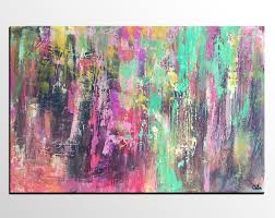 Herbst Birke Baum Malerei Landschaftsmalerei Grosse Leinwand Etsy Canvas Painting Canvas Artwork Abstract Painting