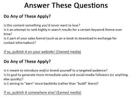 How To Approach Owned And Earned Media Short Term Goals Essay Long Term Goals