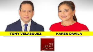 Karen davila, best known for being a tv show host, was born in philippines on saturday, november 21, 1970. Aaron Kid Baron Kim Jarina The World Tonight With Tony Velasquez And Karen Davila Tuesday February 16 2021 Facebook