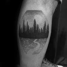 With this tattoo, you can cover either a portion of your leg or you can also cover your whole leg. Cool Small Tattoos For Guys On Leg