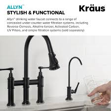 Under counter kitchen sink water filter systems. Kraus Allyn Drinking Water Dispenser Kitchen Faucet Directsinks