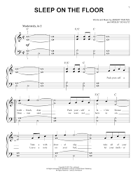 Lots of music floor piano to choose from. Sleep On The Floor Piano Sheet Music By The Lumineers Easy Piano