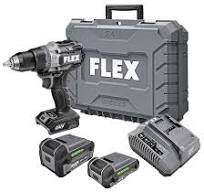 FLEX 24V Brushless Cordless 1/2-Inch 1,400 In-Lbs Torque 2-Speed Drill  Driver Turbo Mode Kit with 2.5Ah, 5.0Ah Lithium Batteries and 160W Fast  Charger ...