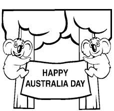 Australia Day Coloring Pages For Kids Happy Australia Day Australia Day Australia Crafts