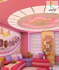 أحدث الوان و دهانات ورسومات غرف نوم اطفال بنات باللون البمبي الوردي لوكشين ديزين نت home decor outdoor decor decor