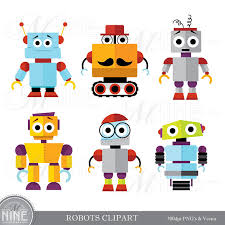 Black And White Transparent Background Robot Clipart Pin On Kids Cards