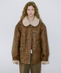 MUSINSA | SINOON Vintage Mustang Jacket (Brown)