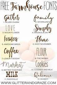 It's easy to weed, nice and clear, and super versatile. A Collection Of Free Farmhouse Fonts That You Can Download And Use In Cricut Design Space In Just A Few Simple Steps Cricut Fonts Farmhouse Fonts Fancy Fonts