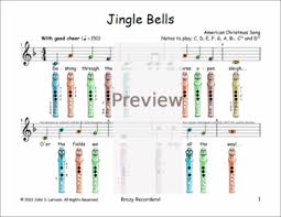 I simply used tonic, subdominant. Jingle Bells For Recorder Christmas Sheet Music F Tpt