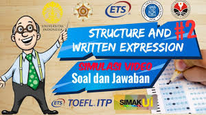 Avoid using the present verb instead of a modal and a verb word in the clause of result. 2 Soal Dan Jawaban Section 2 Structure And Written Expression 40 Numbers Complete Full Hd Youtube