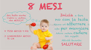 Vorrei sapere che deve mangiare un bimbo della sua età a pranzo, merenda, cena! Neonato 8 Mesi Alimentazione Sonno Peso E Progressi Del Bimbo