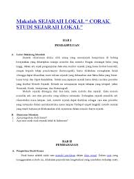 12 september 2020 oleh rizky pratama. Makalah Sejarah Lokal Pdf