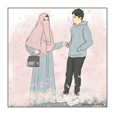 Download now kartun muslimah pasangan halal wattpad. Bidadari Syurga Ilustrasi Karakter Pasangan Animasi Kartun