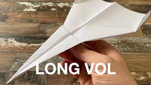 Comment faire un Avion en papier qui vole longtemps - YouTube