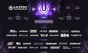 We'll be tracking some of the wildest and most exclusive parties and hippest premieres. Previous Lineups Ultra Music Festival