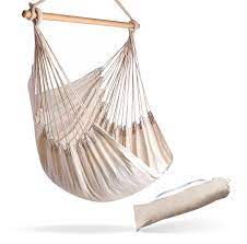 Hammocks are very popular in brazil and nearly every family home has this staple component in the yard, patio or porch. Hammock Sky Large Brazilian Hammock Chair Cotton Weave Extra Long Bed Hanging Chair For Yard Bedroom Porch Indoor Outdoor Natural Buy Online In Moldova At Moldova Desertcart Com Productid 69038575