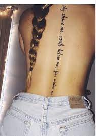 Pin By Ashley Lamb On Lil Tatto Spine Tattoos For Women Spine Tattoo Spine Tattoos