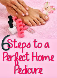 6 Steps To A Perfect Home Pedi Pedicure At Home Beauty Nails Nails